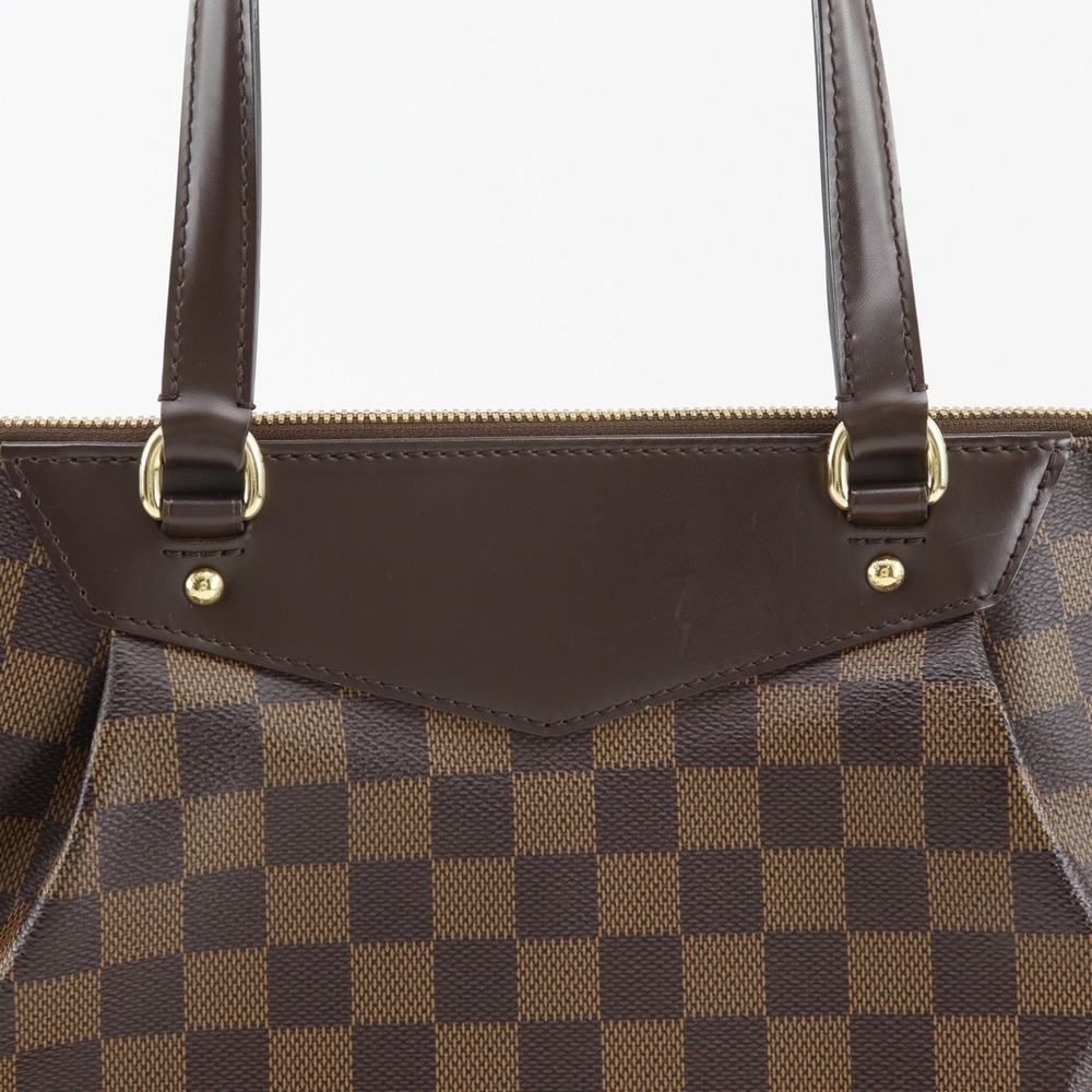 LOUIS VUITTON Brown Damier Canvas Tote Bag - Picture 14 of 16
